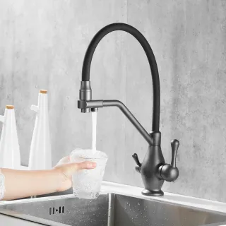 Смеситель для кухни Rose R858Y пепельный